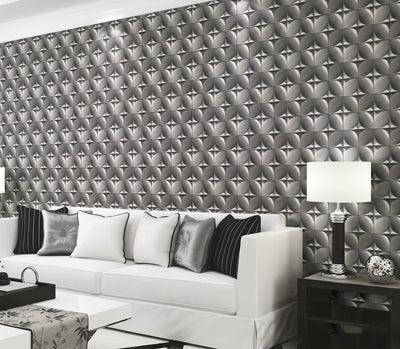 Almohadilla Gris — papel tapiz vinílico premium México