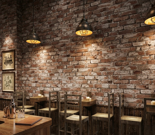 Ladrillo Café — papel tapiz vinílico MURŌ