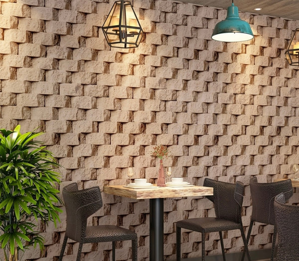 Cubos de Piedra — papel tapiz vinílico MURŌ