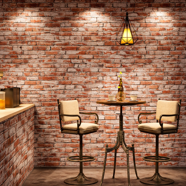Ladrillo Rojo — papel tapiz vinílico MURŌ